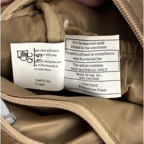 Lug Flapper SE Convertible Crossbody Bag Brushed Gold Water ottle Pocket 8.5x5x3 - Picture 12 of 12